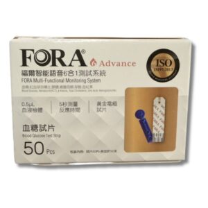 【福爾】FORA福爾智能語音6合1測試系統 血糖試紙